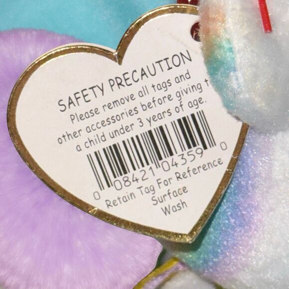 2000 Ty Beanie Baby “Cheery” Bear Rainbow Sun Plush With Tag P55 - Picture 2 of 7